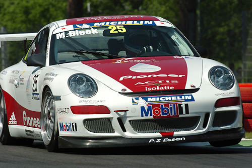 Michael Bleekemolen op dreef in Porsche SuperCup Indianapolis USA